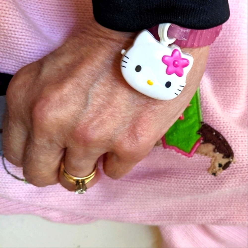 2000!Vintage Hello Kitty Sanrio bracelet Watch Authentic collectible rare - Picture 3 of 16